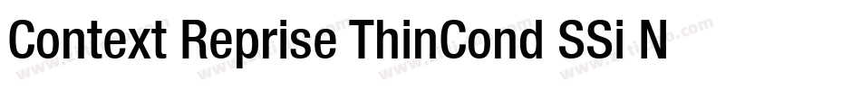 Context Reprise ThinCond SSi Normal字体转换